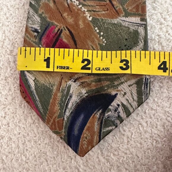 Hardy Amies Luxury Abstract Silk Designer Necktie London Vintage Retro Deco - Picture 4 of 7